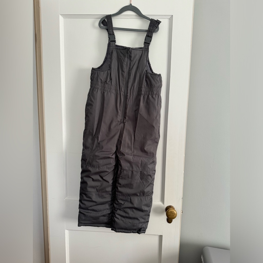 Carter’s Kid Ski Bib, Size 7 Child, Dark Grey - Charcoal